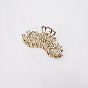 Hair clutcher steel Flower petals