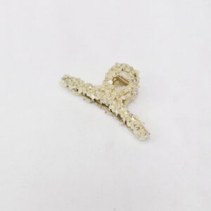 Hair Clutcher With beads Steel
