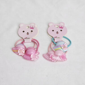 Kids Hair Tie Ponytail Hair Rubber Band (2 Pairs)