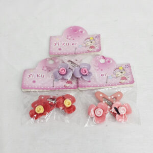 Flower Snap Clips For Kids, Hair Clip Set