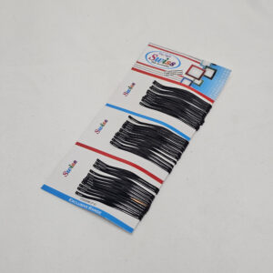 Black Bobby Hair Pins Set (Small)