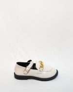 Girls Loafers Cream - Image 3
