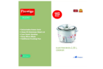 Prestige 1.8Litres PRWO -2 Double Pot 700-Watts Delight Electric Rice Cooker(41270) - Image 2