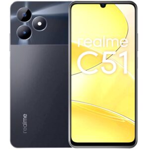Realme C51 (Carbon Black- 4GB RAM, 64GB ROM Storage)