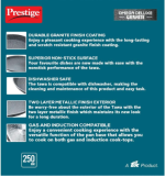 Prestige 25cm Omega Deluxe Granite Dosa Tawa|Non-Stick with 5 Layers Coating Frying Pan|Dishwasher Safe|Stainfree Interior|Gas & Induction Compatible - Image 3