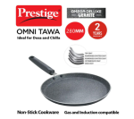 Prestige 280mm Omega Deluxe Granite Nonstick Dosa Tawa (Black) - Image 2