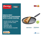 Prestige 300mm Omega Deluxe Nonstick Granite Dosa Tawa (Black)(36303) - Image 3