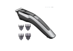 LAVNIK HTC AT-538 Rechargeable Hair Beard Trimmer for Men Trendy Styler HTC Trimmer Stainless Steel Sharp Blade Beard Shaver (Black) - Image 4