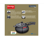 Prestige Svachh Nakshatra Plus Hard Anodised 5 Litre Pressure Handi (10761) - Image 4