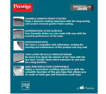 Prestige 280mm Omega Deluxe Granite Nonstick Dosa Tawa (Black) - Image 3