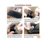 Apple Lens Guard Film for iPhone X/XS/XS Max Full Back Camera Protector (Transparent Clear) - Image 4