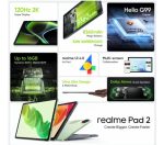 Realme Pad 2 WiFi+4G Tablet (Inspiration Green - 6GB RAM, 128GB ROM) - Image 5