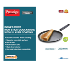 Prestige 280mm Omega Deluxe Granite Nonstick Dosa Tawa (Black) - Image 4
