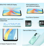 OPPO A78 Aqua Green  (8GB RAM) (128GB ROM Storage) - Image 5