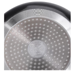 Prestige Deluxe Granite Aluminium 3 Piece Set- Tawa, Fry Pan & Kadai with 1 Glass Lid|Made Using German Technology|Non-Stick|Spatter-Coated Surface|Induction and Gas Compatible Base|Black - Image 6