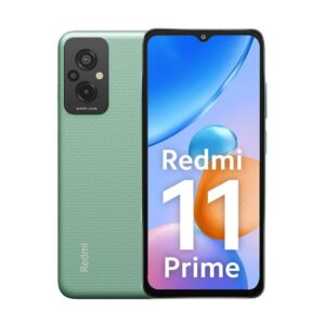 Redmi 11 Prime (Playful Green, 4GB RAM, 64GB Storage)