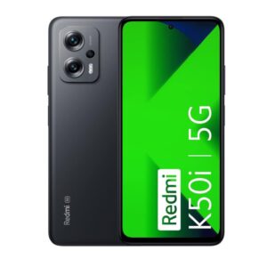 Redmi K50i 5G (Stealth Black, 6GB RAM, 128GB Storage)