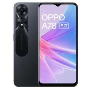 Oppo A78 5G Glowing Black  (8GB RAM) (128GB ROM Storage)
