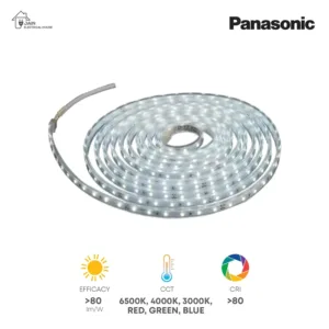 Panasonic (25W) LED Strip Light (12V) DC (5M) , (25W) , (IP20) , Blue