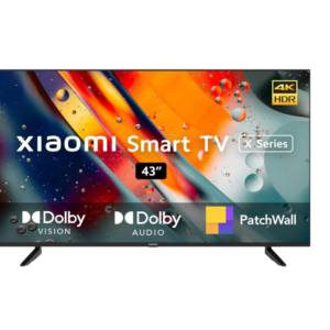 Xiaomi 4K Ultra HD Smart Android LED TV (43 inches, 108 cm) X Series (L43M7-A2IN) (Black)