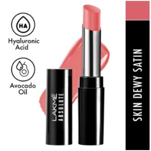 LAKMÉ ABSOLUTE SKIN DEW SATIN LIPSTICK (101 Nude Dream)
