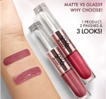 LAKMÉ 9 TO 5 MATTE TO GLASS LIQUID LIP (Beachy Vibe) - Image 5