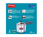 Prestige Svachh, 20245, 3 L, Nakshatra Alpha Straight Wall, with deep lid for Spillage Control (Inner Lid, Stainless Steel, Silver)20245, 3 L, - Image 4