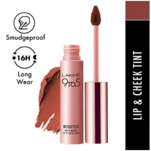 LAKMÉ 9TO5 WEIGHTLESS MOUSSE LIP AND CHEEK COLOR (Rose Touch