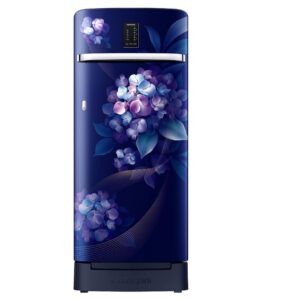 SAMSUNG 215 Litres Single Door Refrigerator, 3 Star Rated Direct Cool (Hydrangea Blue)(RR23C2F23HS/HL)