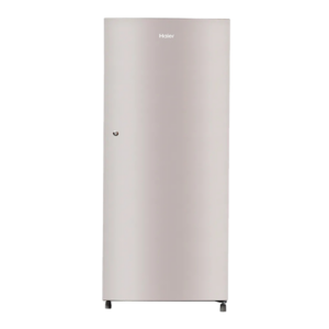 Haier 190 Litres Single Door Refrigerator, 4 Star With Direct Cool (Inox Steel)(HRD-2104BIS-P)