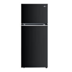 LG 380 Litres Double Door Refrigerator, 2 Star With Smart Inverter Compressor, DoorCooling+™ & Frost-Free (Ebony Sheen Finish)(GL-D412SESY)