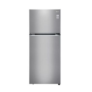 LG 380 Litres Double Door Refrigerator, 2 Star Rated With Smart Inverter Compressor, Frost-Free & Convertible (Shiny Steel Finish)(GL-S412SPZY)
