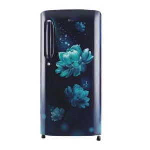 LG 185 Litres Single Door Refrigerator, 5 Star Rated & Inverter Direct Cool (Emerald Lotus)(GL-B201AELU)