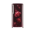Lg 201 Litres Single Door Refrigerator, 3 Star Rated With Direct Cool (Shiny Steel Finish)(GL-B211HSCD)