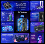 Tecno POVA 5G 8GB RAM 128GB Storage (Aether Black) - Image 2