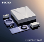 TECNO Phantom V Flip 5G 8GB RAM 256GB Storage (Iconic Black) - Image 2