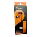 PLAZA Wired In Earphone with Mic (Black)