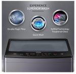 Haier 8 Kg, In-built Heater Fully Automatic Top Load Washing Machine, Oceanus Wave Drum, 5 Star, 2023 Model, (Starry Silver)(HWM80-H826S6) - Image 5