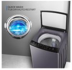 Haier 8 Kg, In-built Heater Fully Automatic Top Load Washing Machine, Oceanus Wave Drum, 5 Star, 2023 Model, (Starry Silver)(HWM80-H826S6) - Image 4