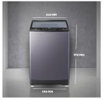 Haier 8 Kg, In-built Heater Fully Automatic Top Load Washing Machine, Oceanus Wave Drum, 5 Star, 2023 Model, (Starry Silver)(HWM80-H826S6) - Image 3