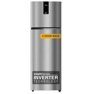 Whirlpool 231 Litres Double Door Refrigerator, 2 Star Rated With Intellifresh Inverter Frost-Free (German Steel)(2023 Model)(IF INV ELT DF278 /TL)