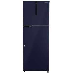 Panasonic Double Door Refrigerator, Deep Ocean Blue,3 Star 6-Stage Smart Inverter Frost-Free (Jumbo Vegetable Basket, Net Capacity 279L) (NR-TG323CPAN)