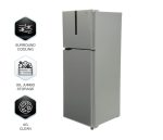 Panasonic 260 Litres ,Double Door Refrigerator, AI Enabled Inverter Technology Frost Free, 2 Star Rating (Electric Grey)(2023 Model)(NR-TH272BVHN) - Image 2