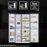Samsung 653 Litres Side by Side Refrigerator, BESPOKE Convertible 5in1 (RS76CB811312) - Image 3