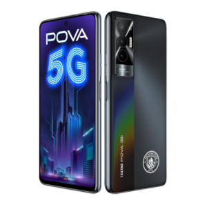 Tecno POVA 5G 8GB RAM 128GB Storage (Aether Black)