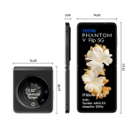 TECNO Phantom V Flip 5G 8GB RAM 256GB Storage (Iconic Black)