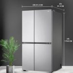 LG Side-By-Side Refrigerator 833 Litres Frost Free Smart Inverter Compressor Wi-Fi  Appliance, Door Cooling+, Hygiene Fresh+ (GC-B307SSVL) - Image 3