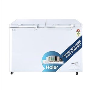 Haier 400 Litres Double Door Deep Freezer, 5 Star - Hard top convertible (HFC-400DM5)