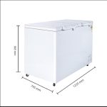 Haier 400 Litres Double Door Deep Freezer, 5 Star - Hard top convertible (HFC-400DM5) - Image 4