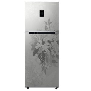 Samsung 301 Litres Double Door Refrigerator, 2 Star With Inverter Frost-Free Convertible 5 In 1 Appliance (Bouquet Silver)(2023 Model)(RT34C4522QB/HL)